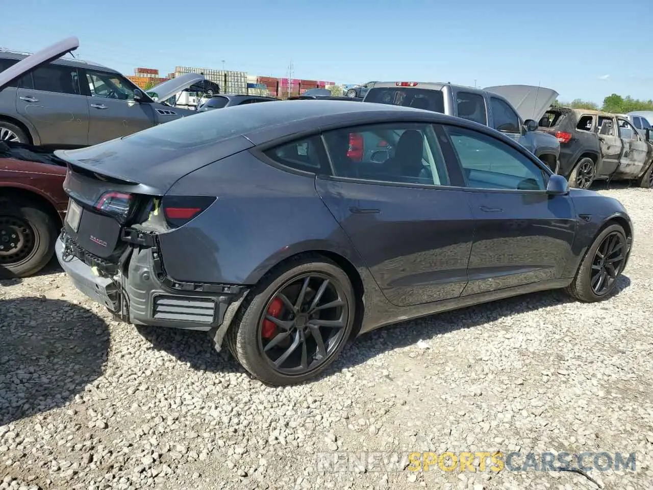 3 Фотография поврежденного автомобиля 5YJ3E1EC3LF646940 TESLA MODEL 3 2020
