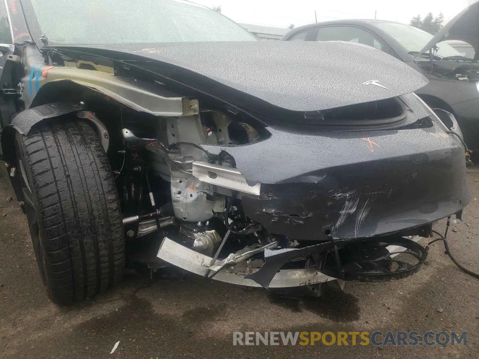 9 Photograph of a damaged car 5YJ3E1EC3LF805357 TESLA MODEL 3 2020