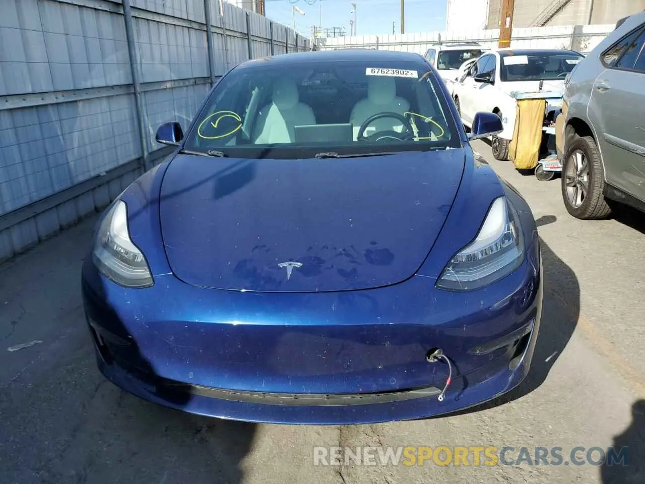 5 Photograph of a damaged car 5YJ3E1EC4LF624574 TESLA MODEL 3 2020
