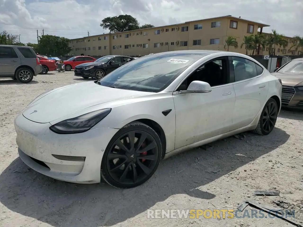 1 Фотография поврежденного автомобиля 5YJ3E1EC4LF800149 TESLA MODEL 3 2020