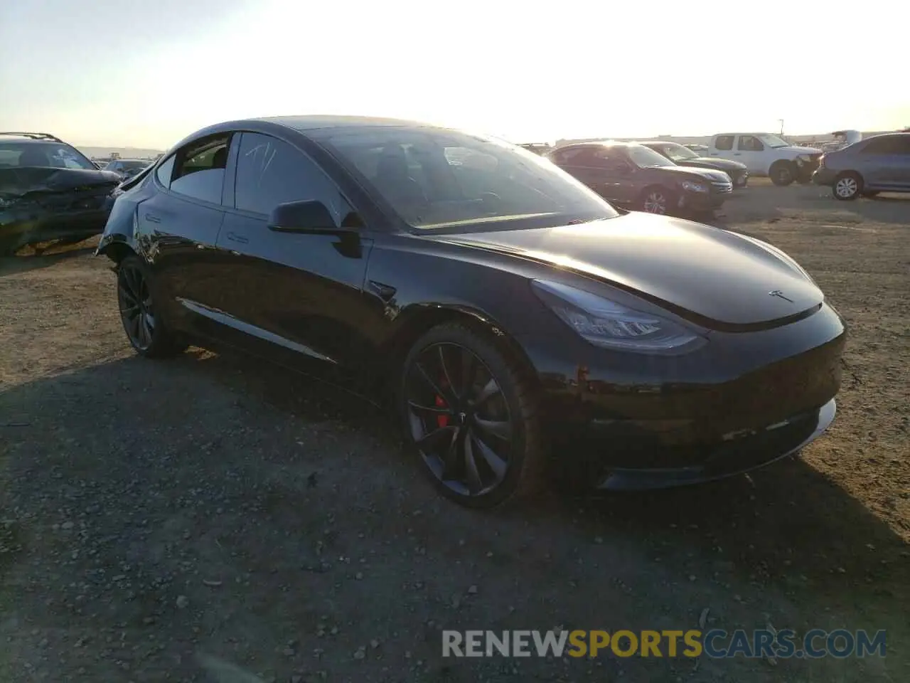 4 Фотография поврежденного автомобиля 5YJ3E1EC4LF805318 TESLA MODEL 3 2020