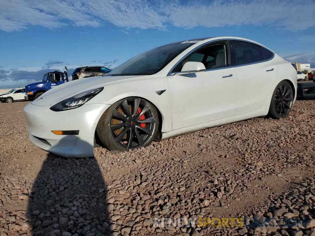 1 Photograph of a damaged car 5YJ3E1EC5LF624809 TESLA MODEL 3 2020