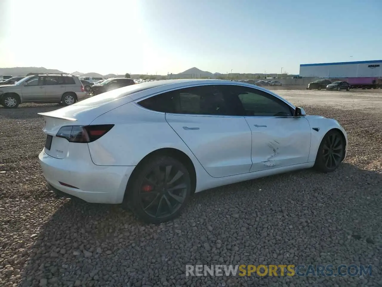 3 Photograph of a damaged car 5YJ3E1EC5LF624809 TESLA MODEL 3 2020