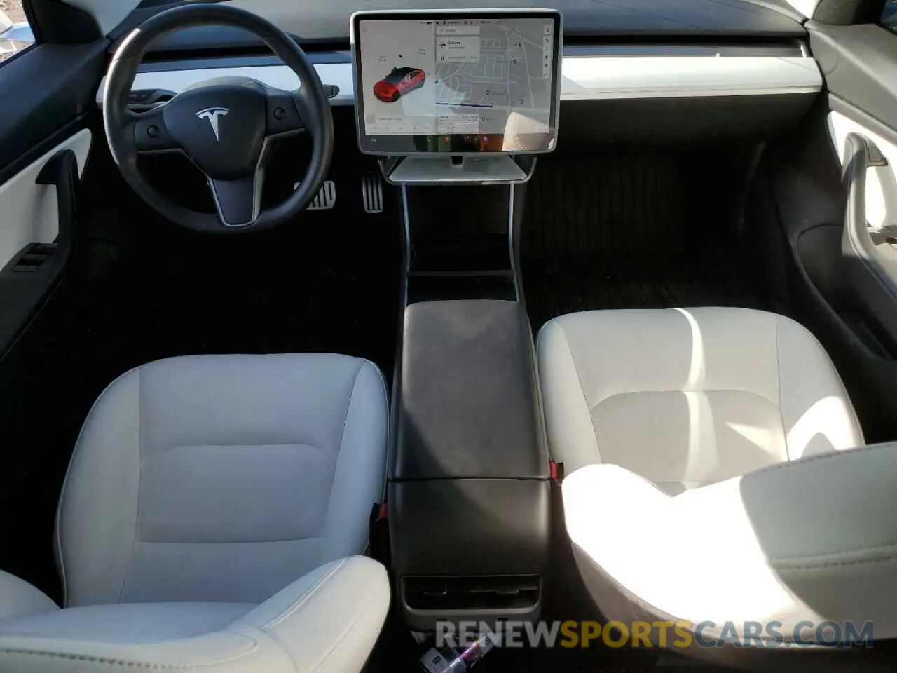 8 Photograph of a damaged car 5YJ3E1EC5LF624809 TESLA MODEL 3 2020