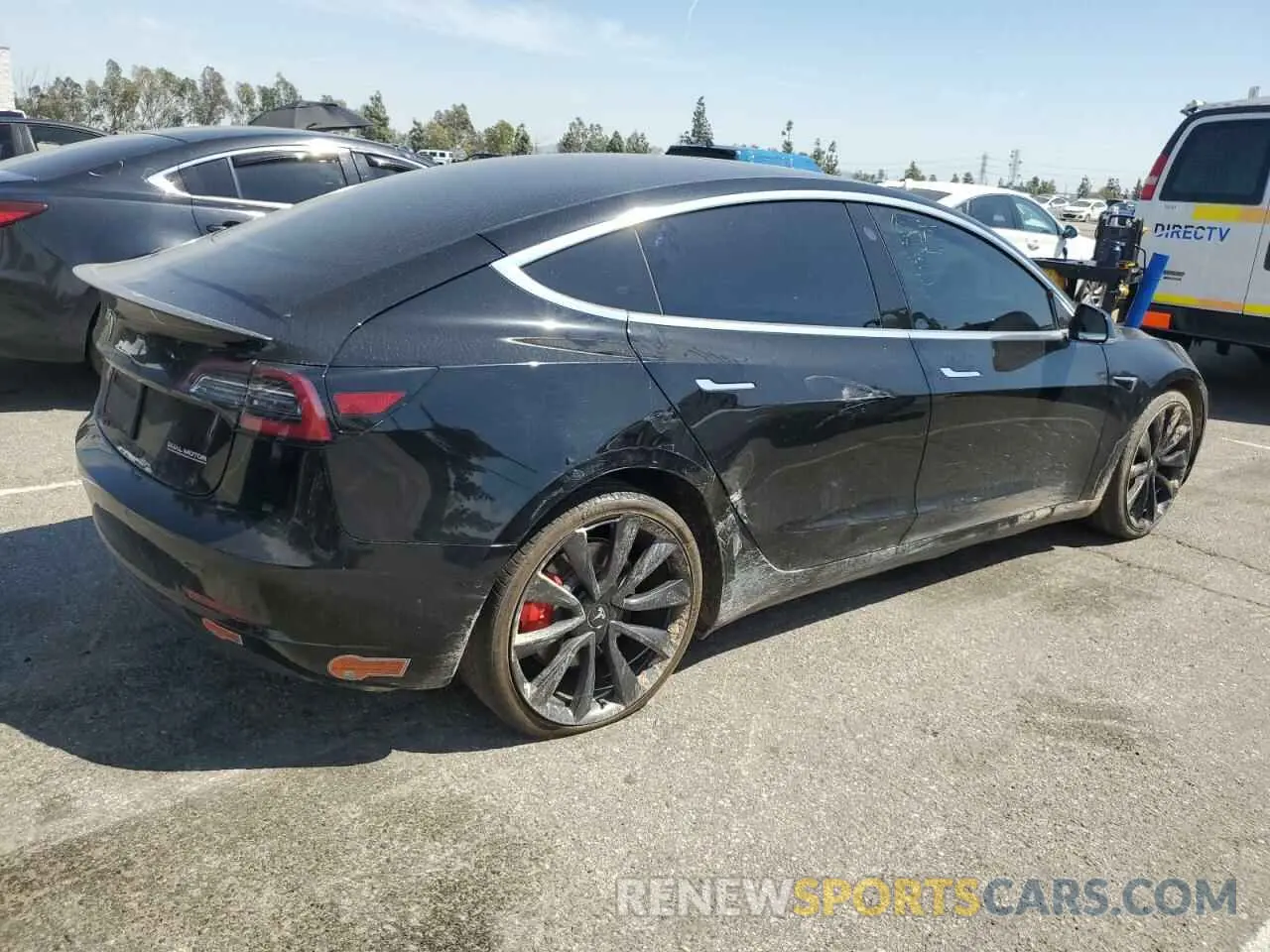 3 Фотография поврежденного автомобиля 5YJ3E1EC5LF640797 TESLA MODEL 3 2020