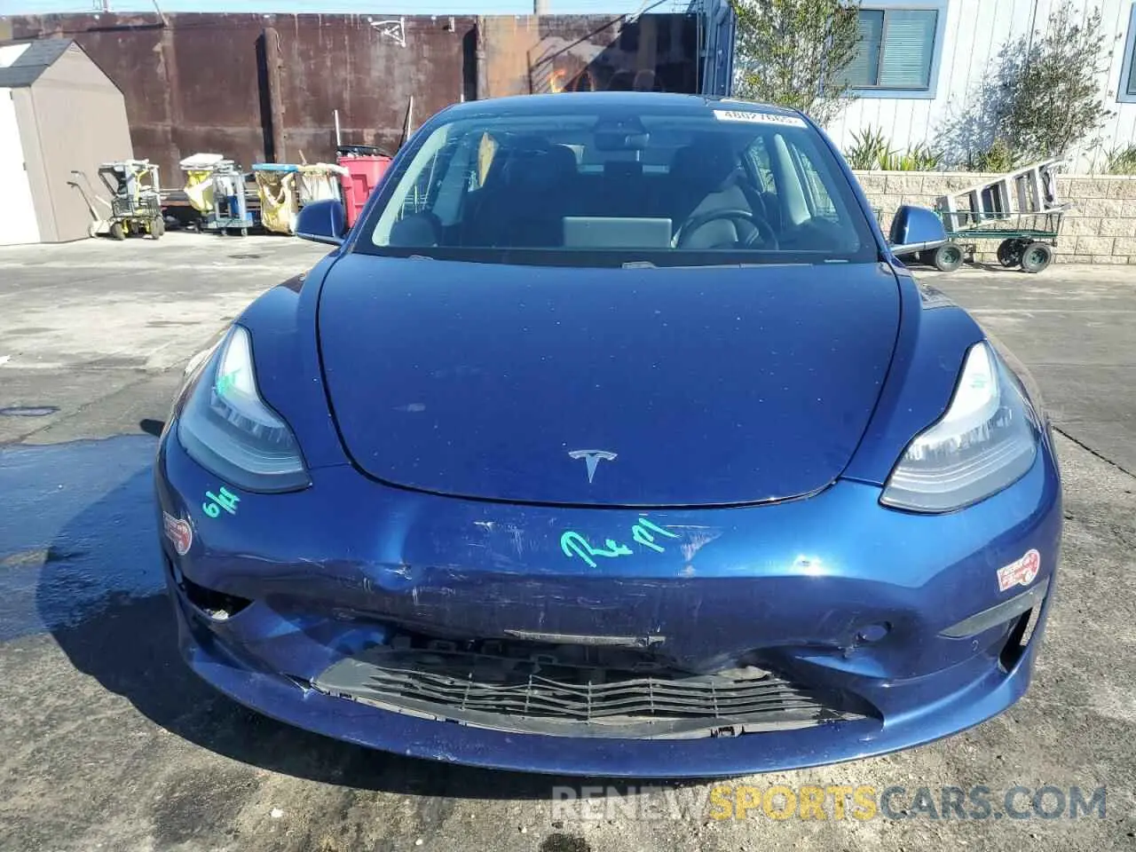 5 Photograph of a damaged car 5YJ3E1EC5LF647085 TESLA MODEL 3 2020
