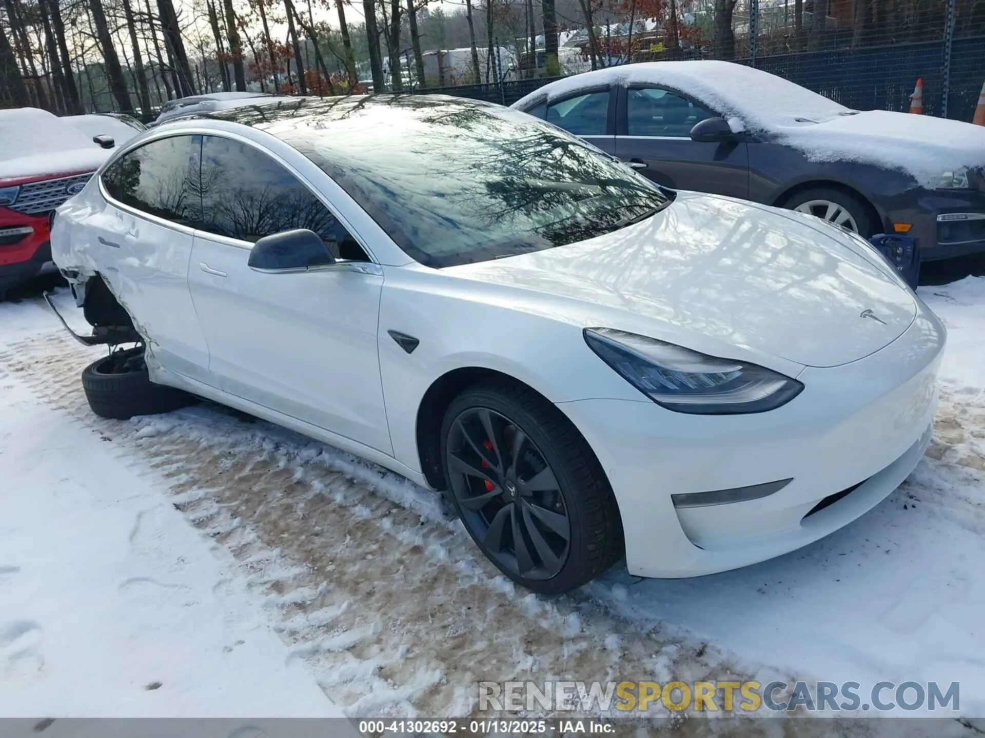 1 Фотография поврежденного автомобиля 5YJ3E1EC5LF791879 TESLA MODEL 3 2020