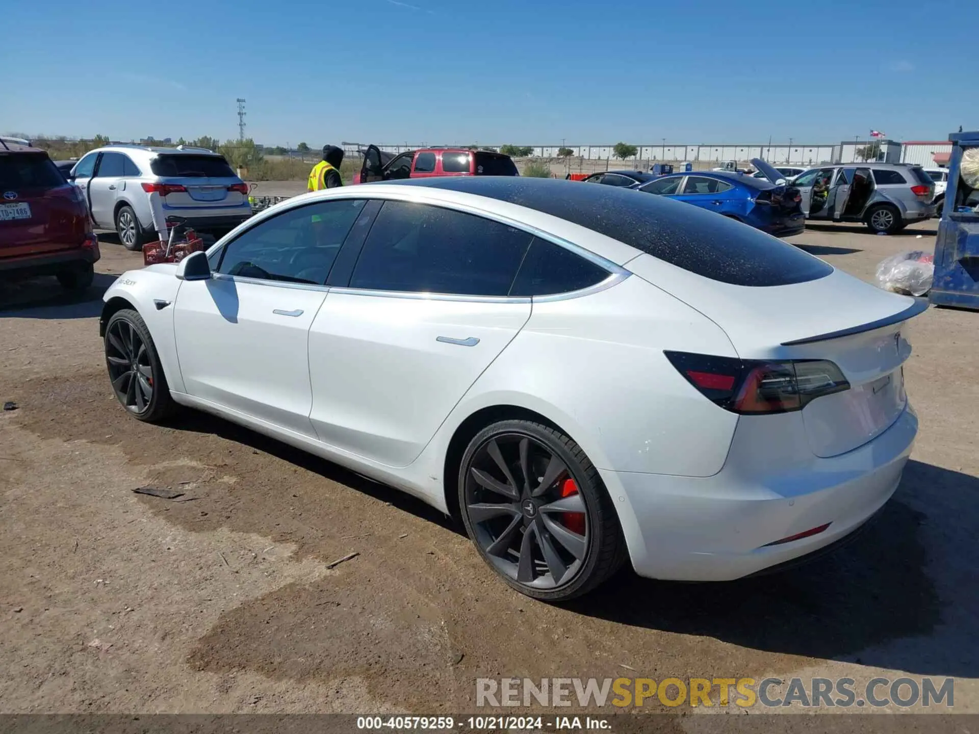 3 Photograph of a damaged car 5YJ3E1EC6LF623992 TESLA MODEL 3 2020