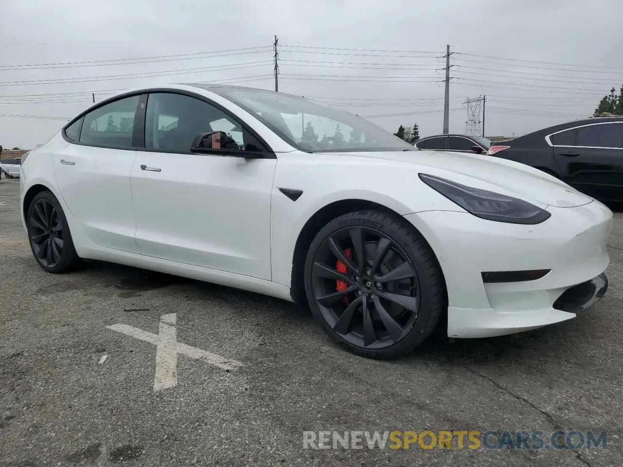 4 Фотография поврежденного автомобиля 5YJ3E1EC6LF624284 TESLA MODEL 3 2020