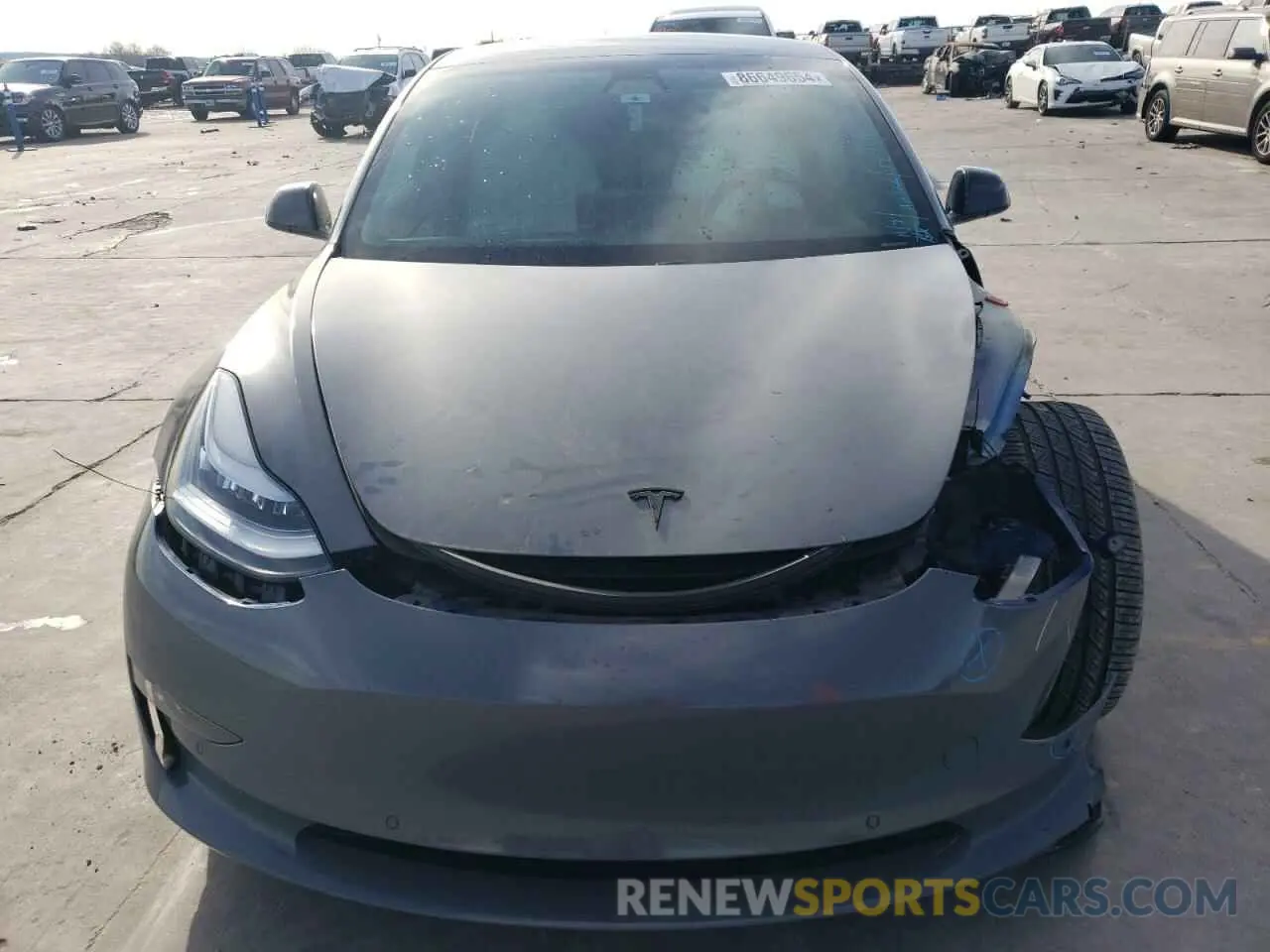 5 Photograph of a damaged car 5YJ3E1EC6LF624608 TESLA MODEL 3 2020