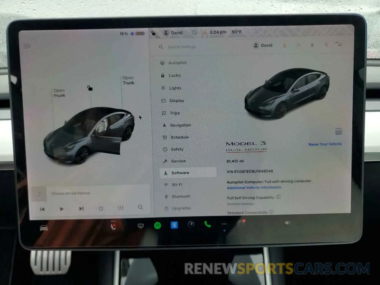 9 Photograph of a damaged car 5YJ3E1EC6LF648049 TESLA MODEL 3 2020
