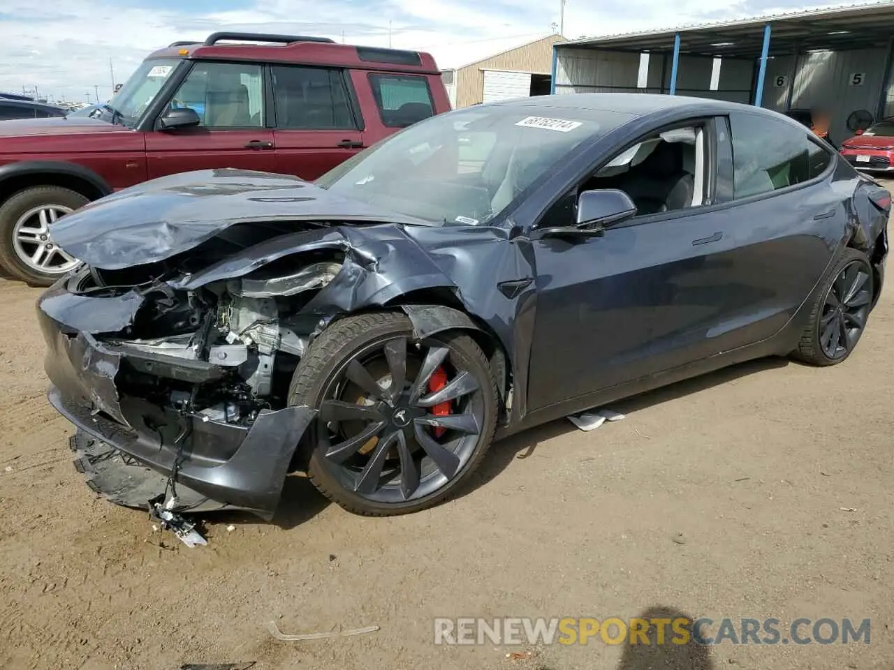 1 Фотография поврежденного автомобиля 5YJ3E1EC6LF805384 TESLA MODEL 3 2020
