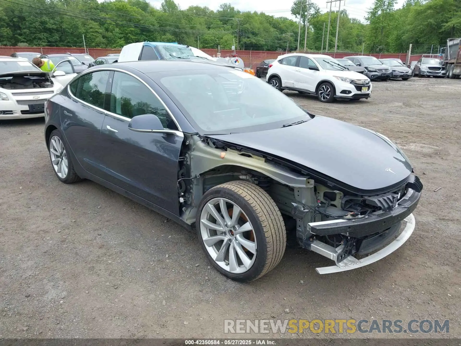 6 Фотография поврежденного автомобиля 5YJ3E1EC7LF586659 TESLA MODEL 3 2020