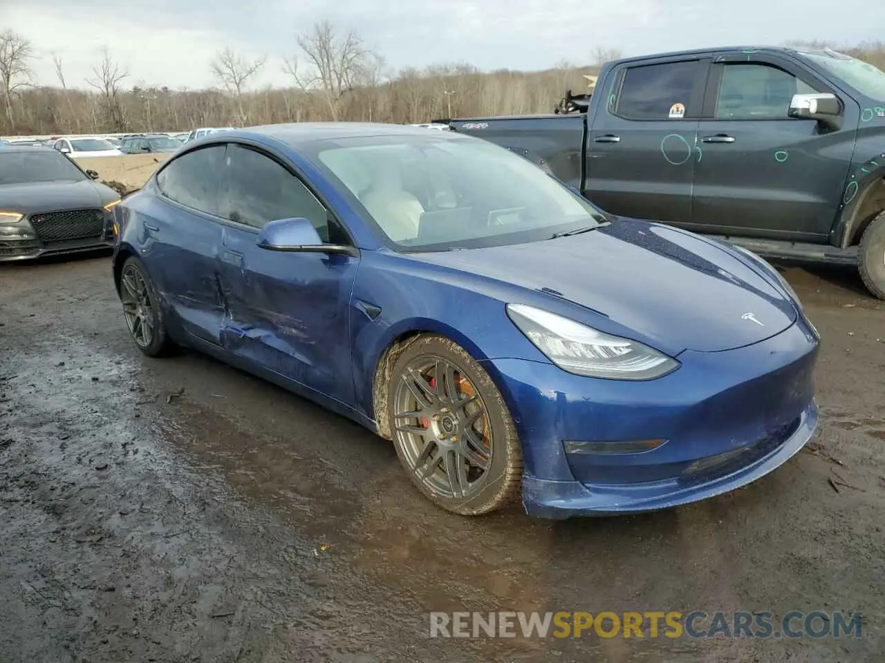 4 Фотография поврежденного автомобиля 5YJ3E1EC7LF669668 TESLA MODEL 3 2020