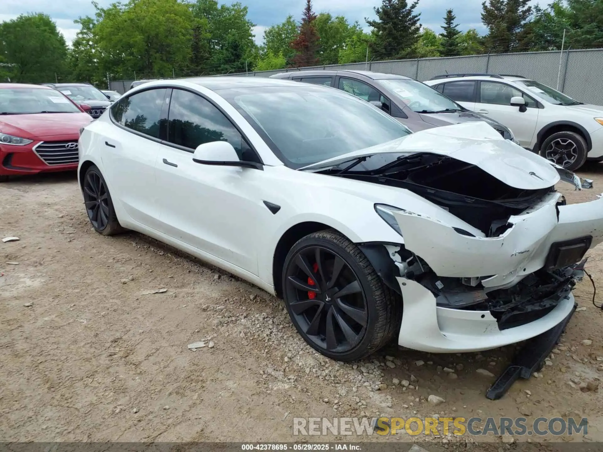 1 Фотография поврежденного автомобиля 5YJ3E1EC7LF714303 TESLA MODEL 3 2020