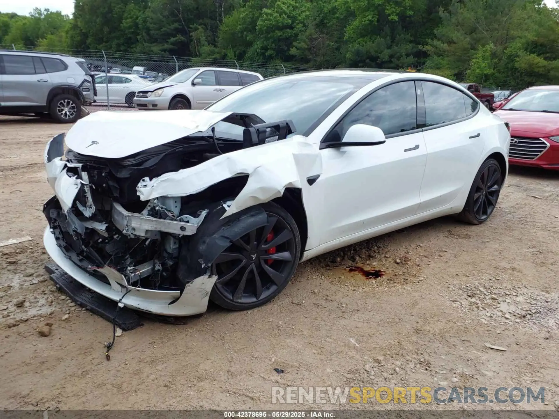 2 Фотография поврежденного автомобиля 5YJ3E1EC7LF714303 TESLA MODEL 3 2020