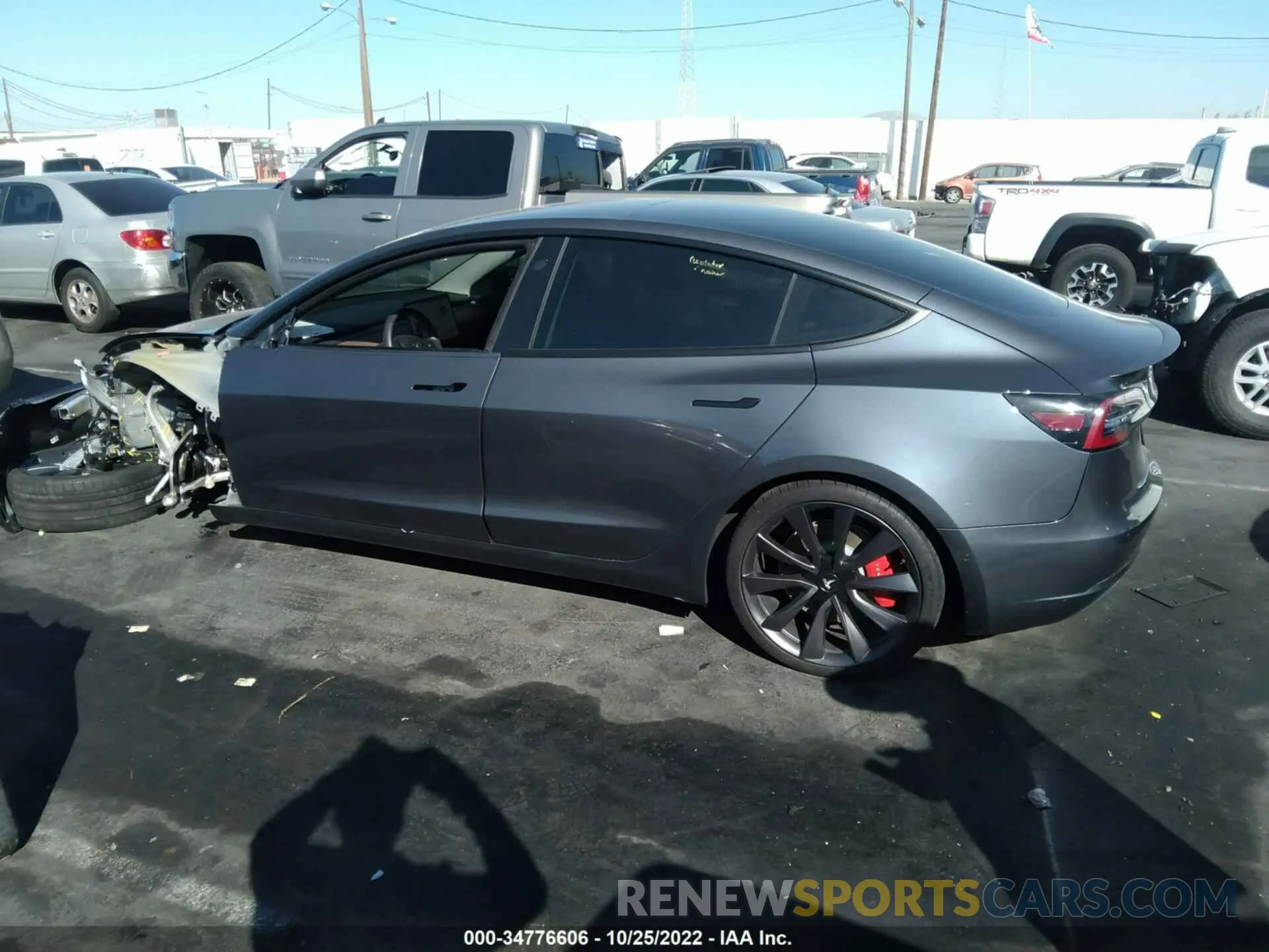 3 Photograph of a damaged car 5YJ3E1EC7LF719680 TESLA MODEL 3 2020