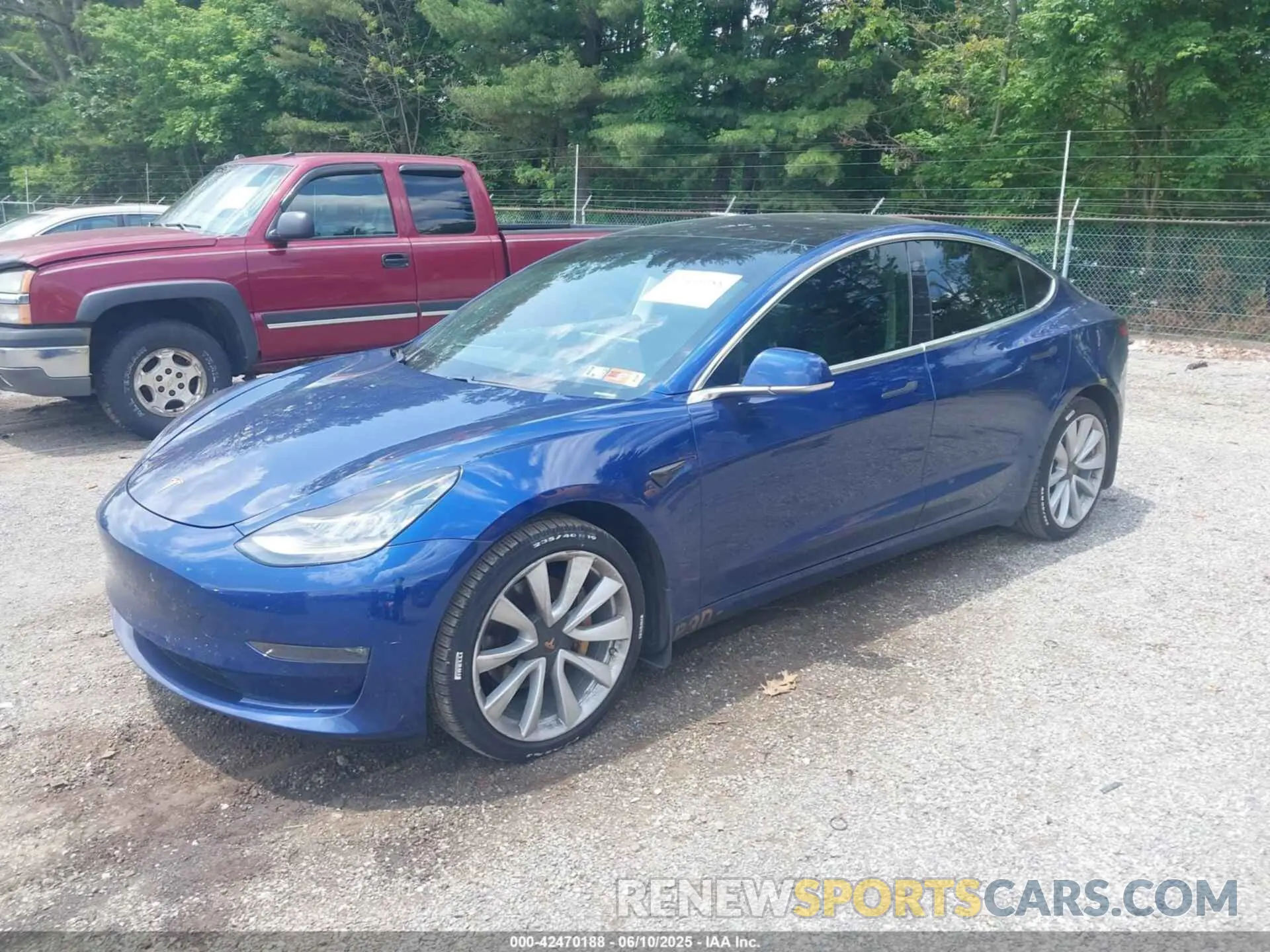 2 Photograph of a damaged car 5YJ3E1EC8LF586881 TESLA MODEL 3 2020