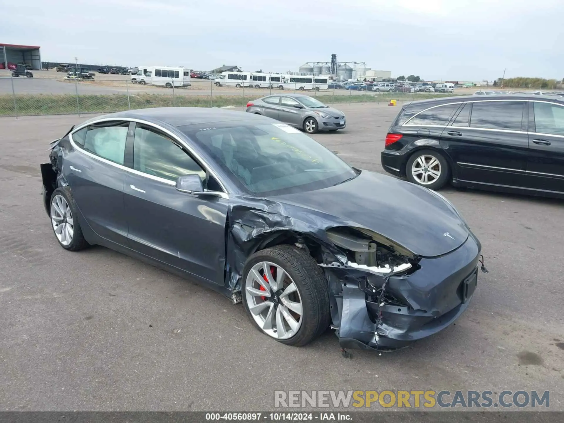 1 Фотография поврежденного автомобиля 5YJ3E1EC8LF602903 TESLA MODEL 3 2020