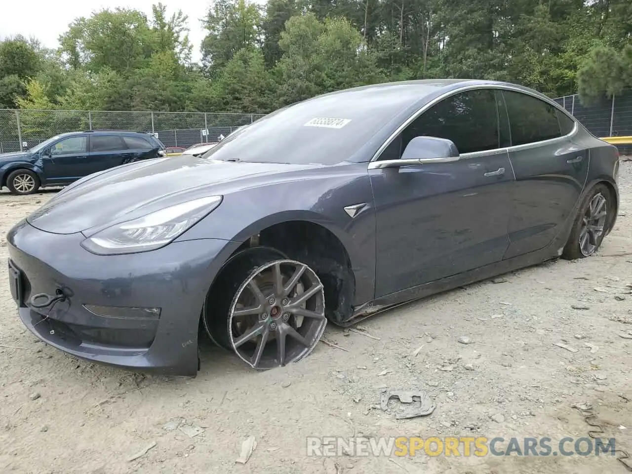 1 Photograph of a damaged car 5YJ3E1EC9LF586310 TESLA MODEL 3 2020