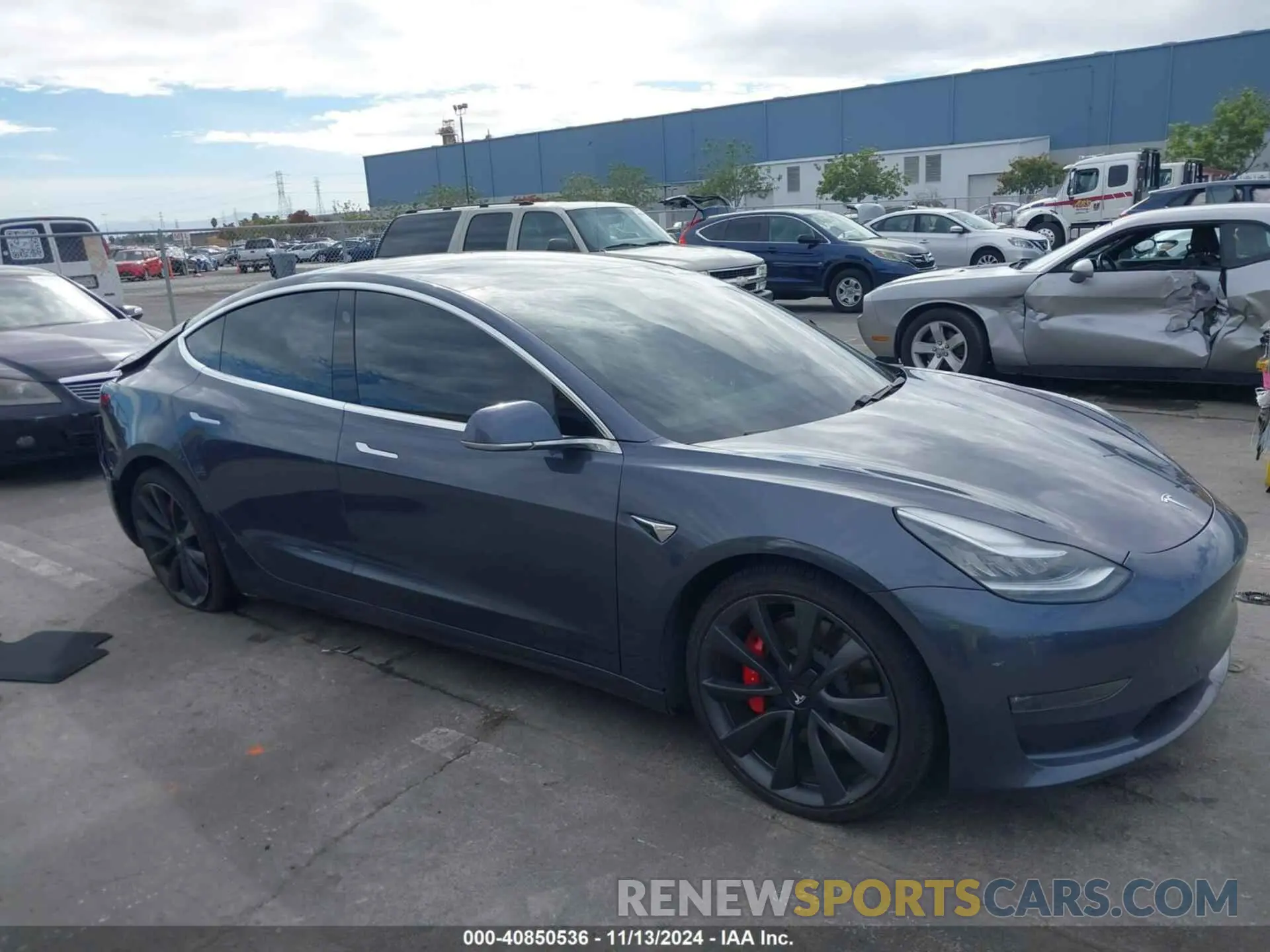 1 Photograph of a damaged car 5YJ3E1EC9LF641774 TESLA MODEL 3 2020