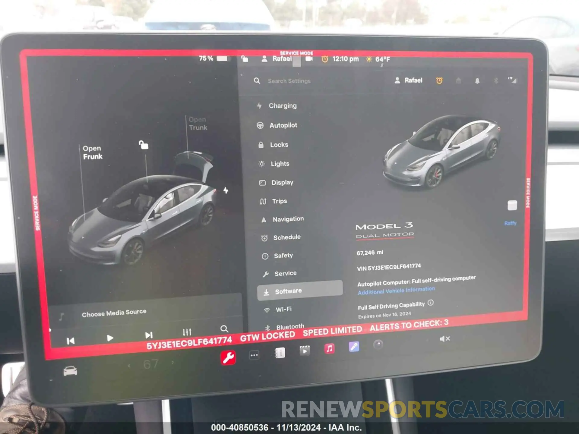 17 Photograph of a damaged car 5YJ3E1EC9LF641774 TESLA MODEL 3 2020