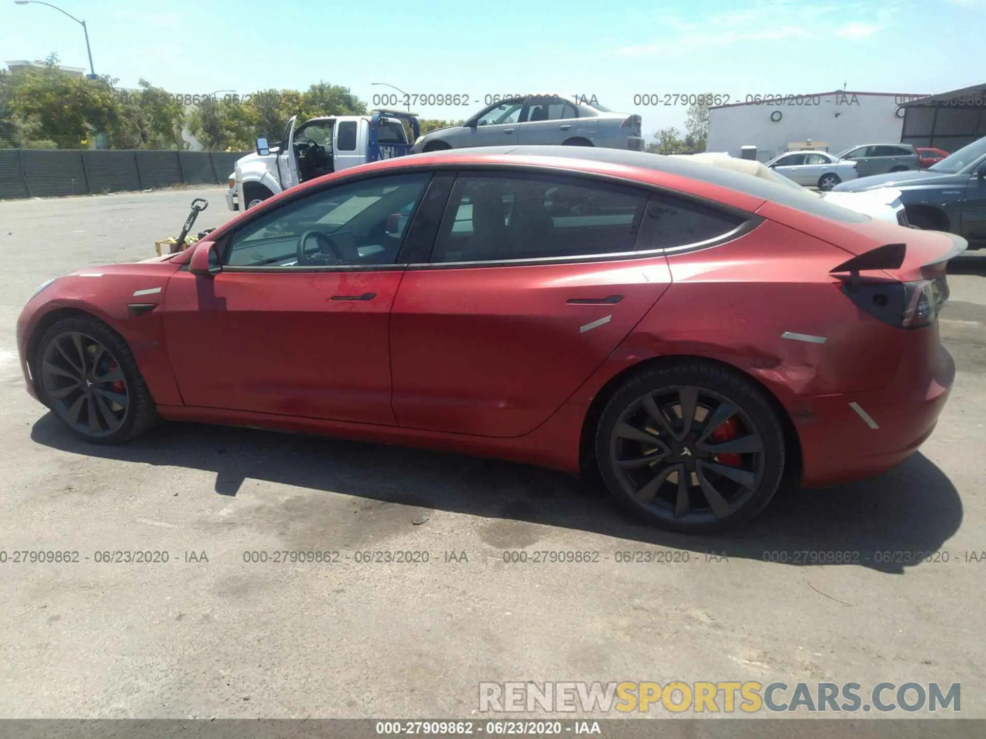 6 Photograph of a damaged car 5YJ3E1EC9LF669610 TESLA MODEL 3 2020