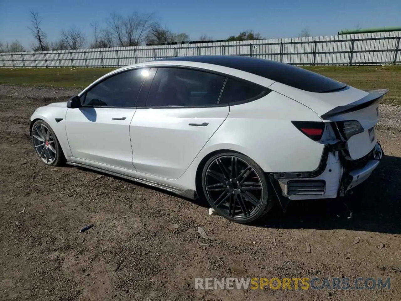 2 Фотография поврежденного автомобиля 5YJ3E1ECXLF647227 TESLA MODEL 3 2020
