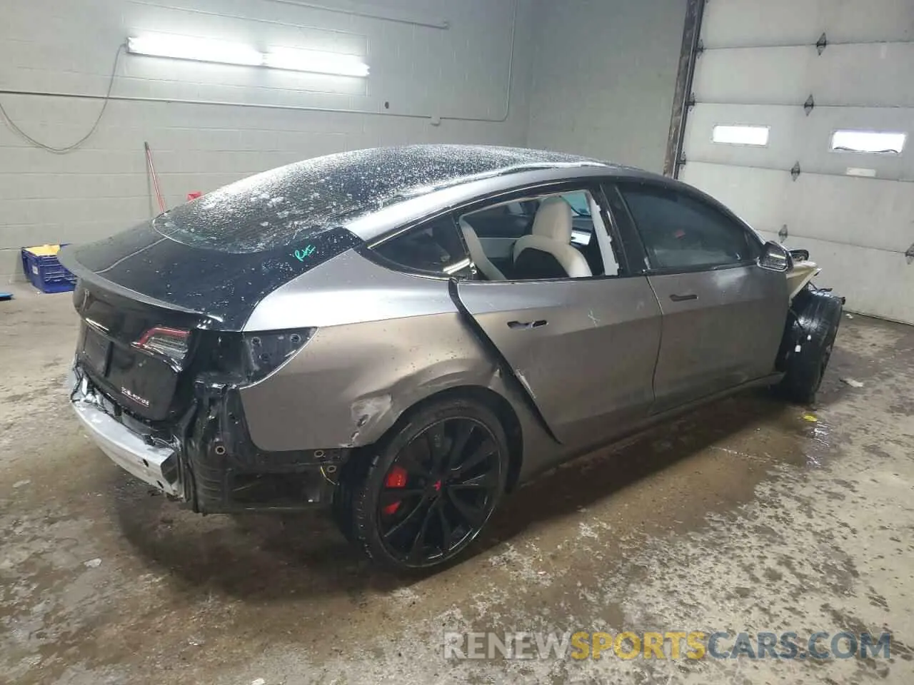 3 Photograph of a damaged car 5YJ3E1ECXLF742399 TESLA MODEL 3 2020