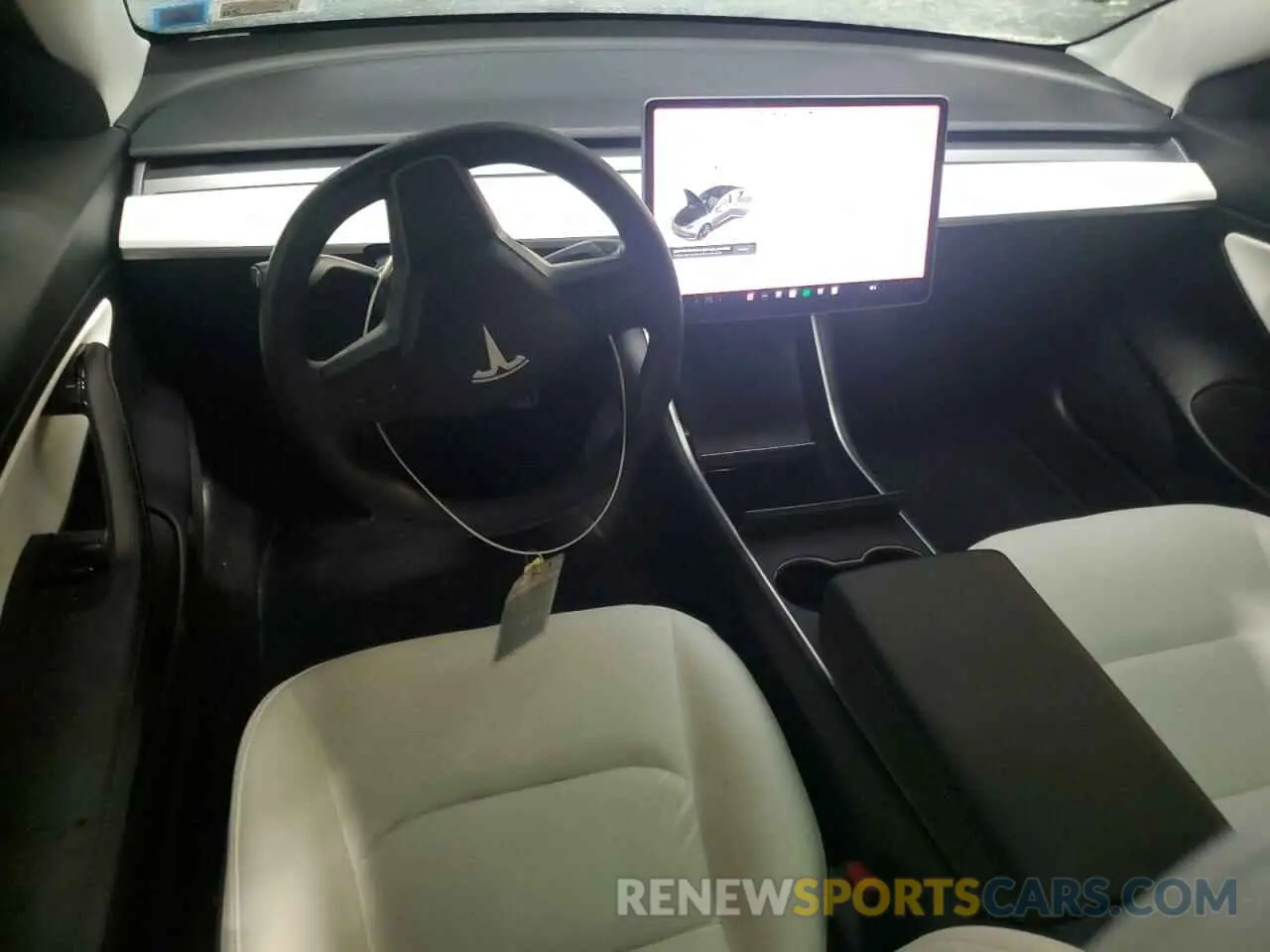 8 Photograph of a damaged car 5YJ3E1ECXLF742399 TESLA MODEL 3 2020