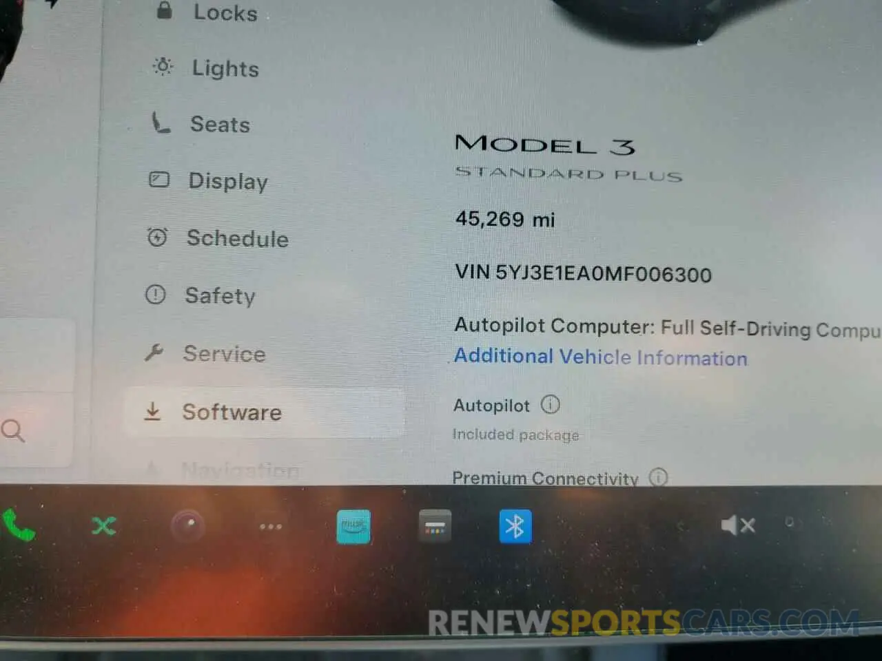 9 Photograph of a damaged car 5YJ3E1EA0MF006300 TESLA MODEL 3 2021