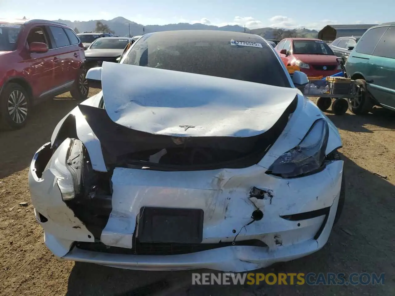 5 Photograph of a damaged car 5YJ3E1EA0MF017765 TESLA MODEL 3 2021