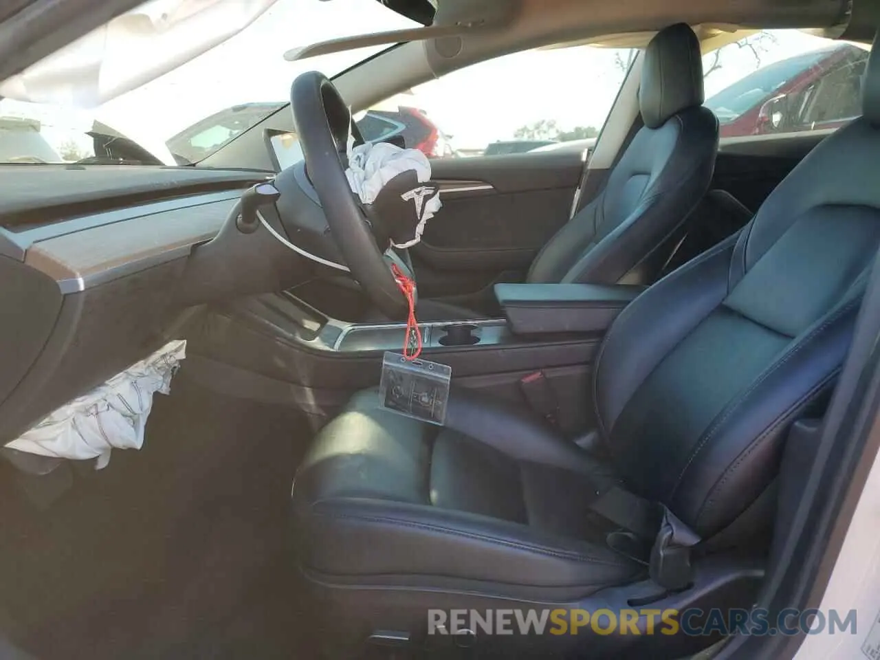 7 Photograph of a damaged car 5YJ3E1EA0MF017765 TESLA MODEL 3 2021