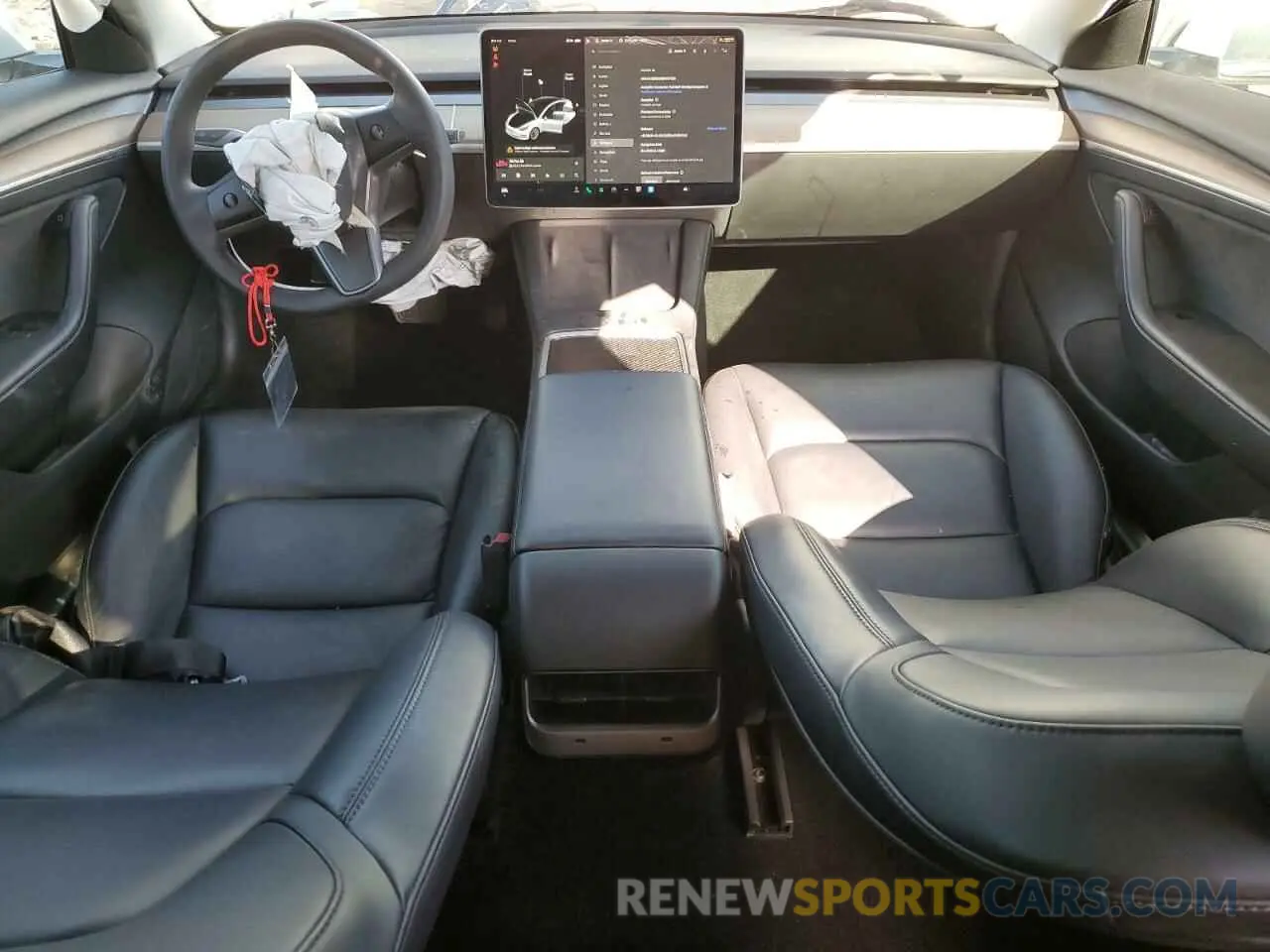 8 Photograph of a damaged car 5YJ3E1EA0MF017765 TESLA MODEL 3 2021