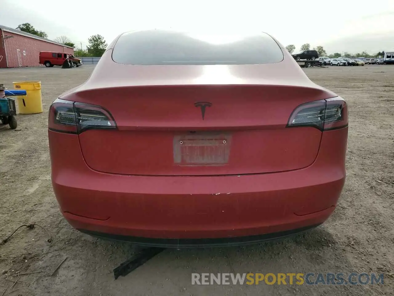 6 Фотография поврежденного автомобиля 5YJ3E1EA0MF054170 TESLA MODEL 3 2021