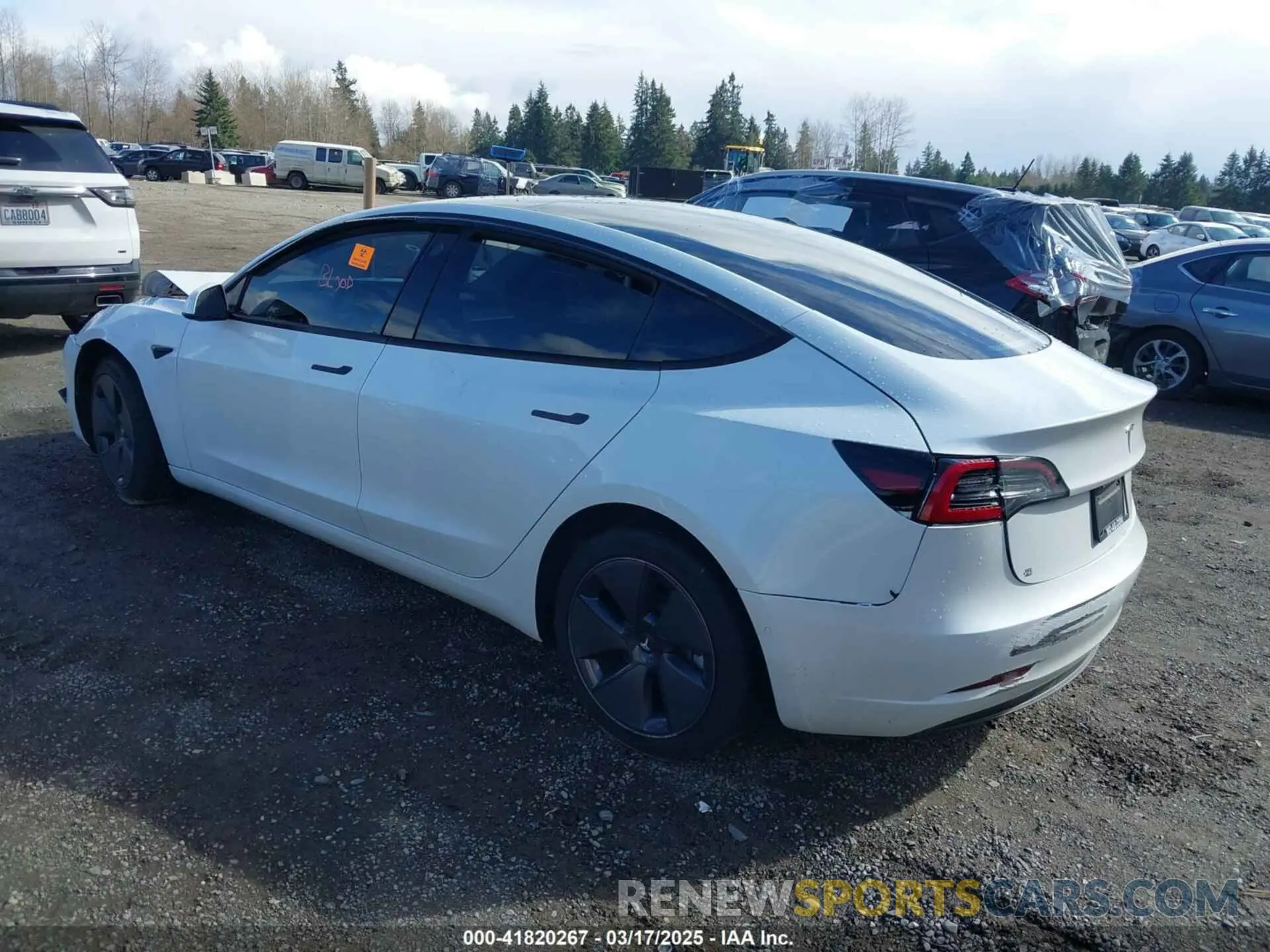 3 Фотография поврежденного автомобиля 5YJ3E1EA0MF062074 TESLA MODEL 3 2021