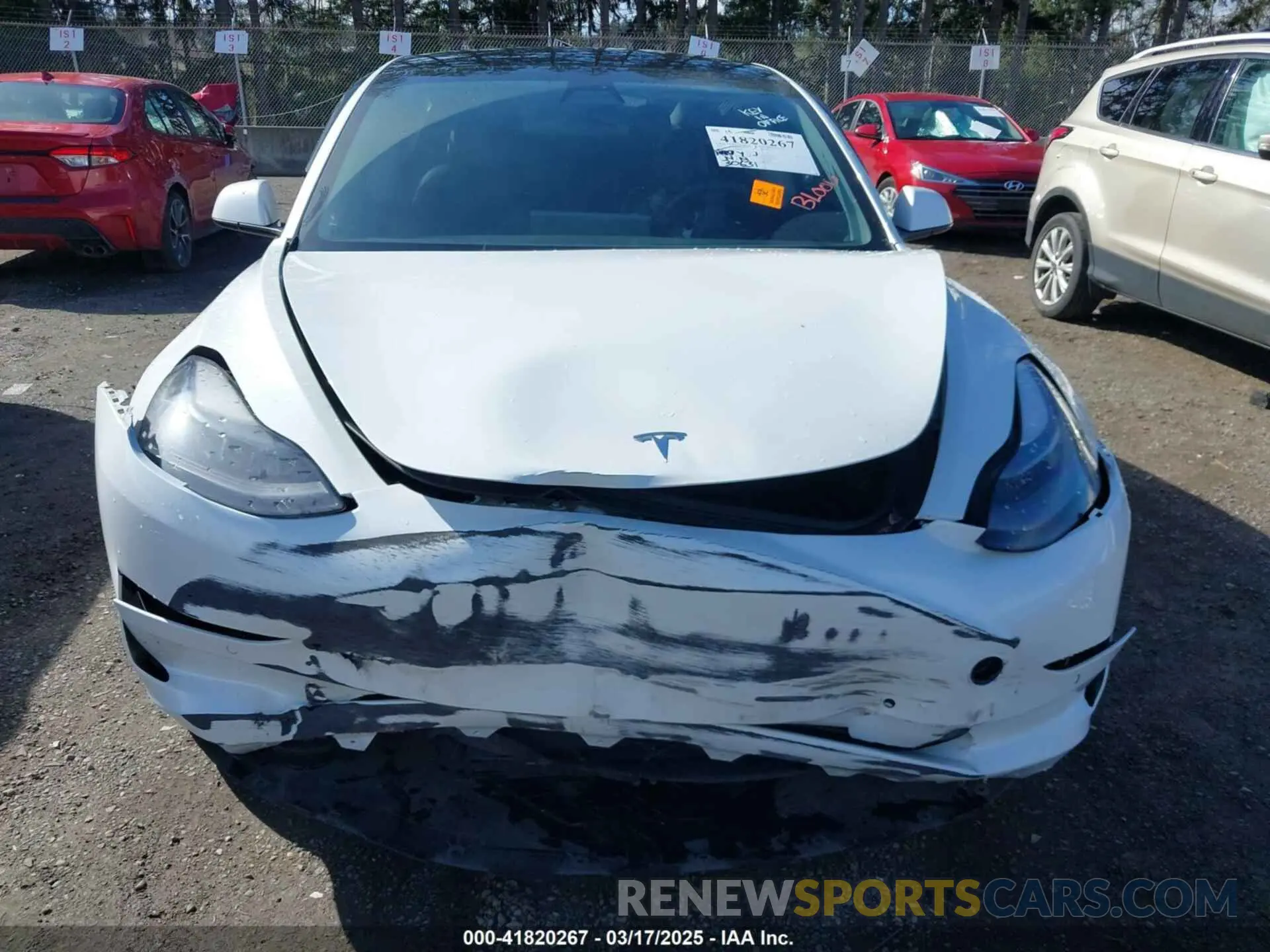 6 Фотография поврежденного автомобиля 5YJ3E1EA0MF062074 TESLA MODEL 3 2021