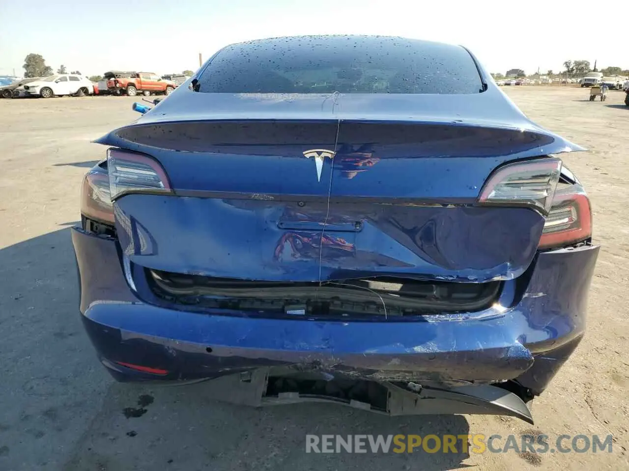 6 Photograph of a damaged car 5YJ3E1EA0MF072071 TESLA MODEL 3 2021