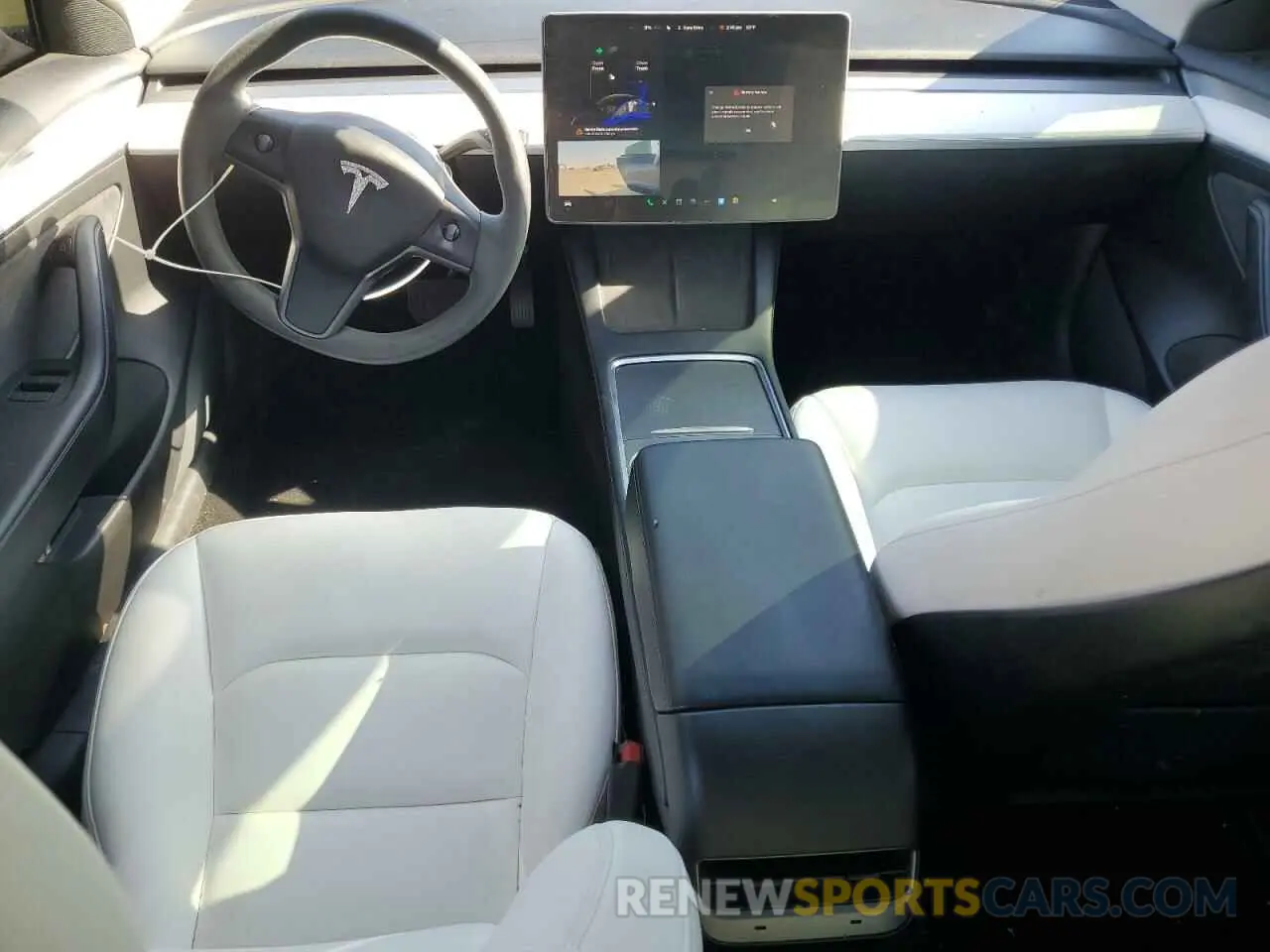 8 Photograph of a damaged car 5YJ3E1EA0MF072071 TESLA MODEL 3 2021