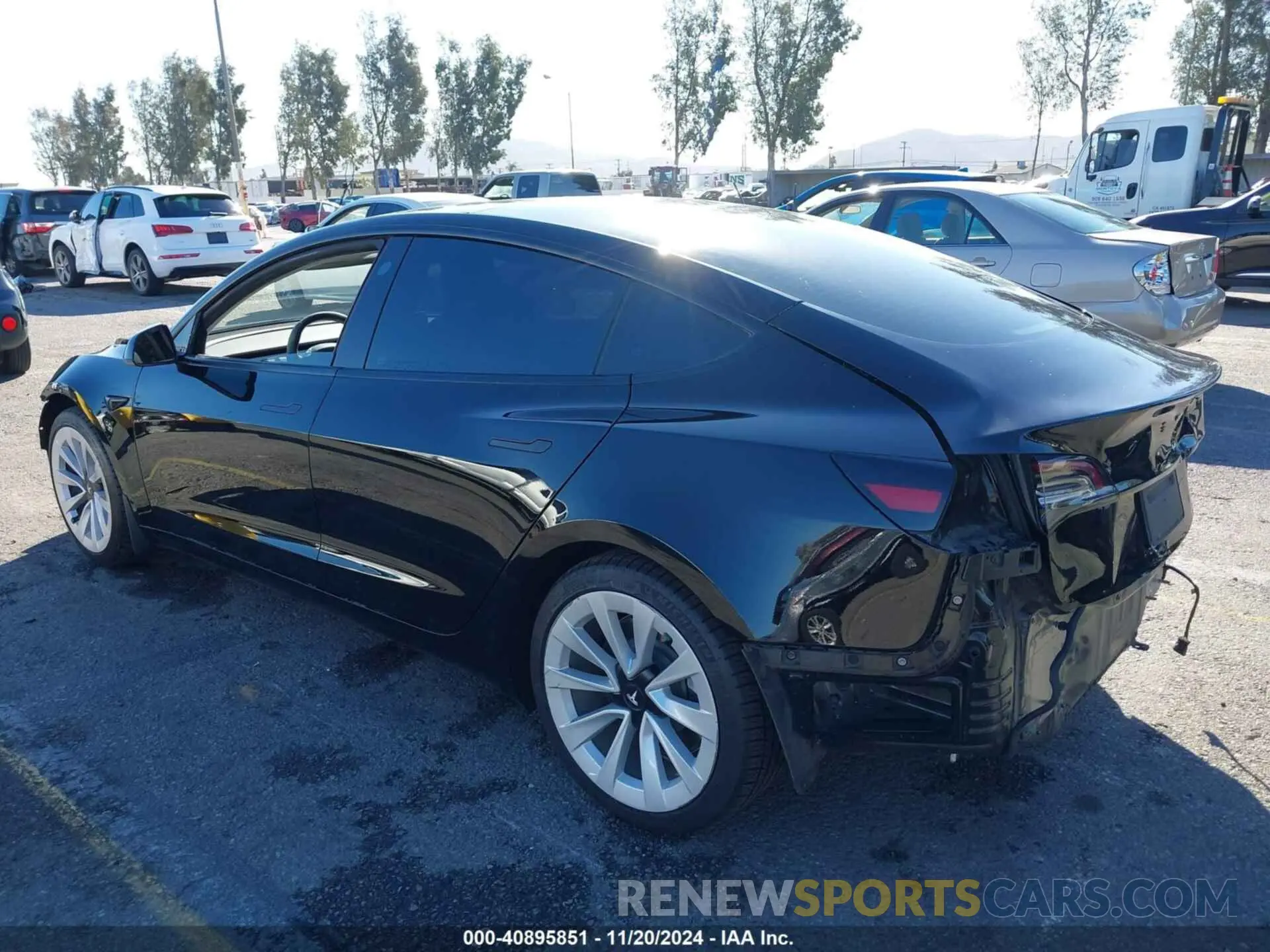 3 Photograph of a damaged car 5YJ3E1EA0MF079294 TESLA MODEL 3 2021