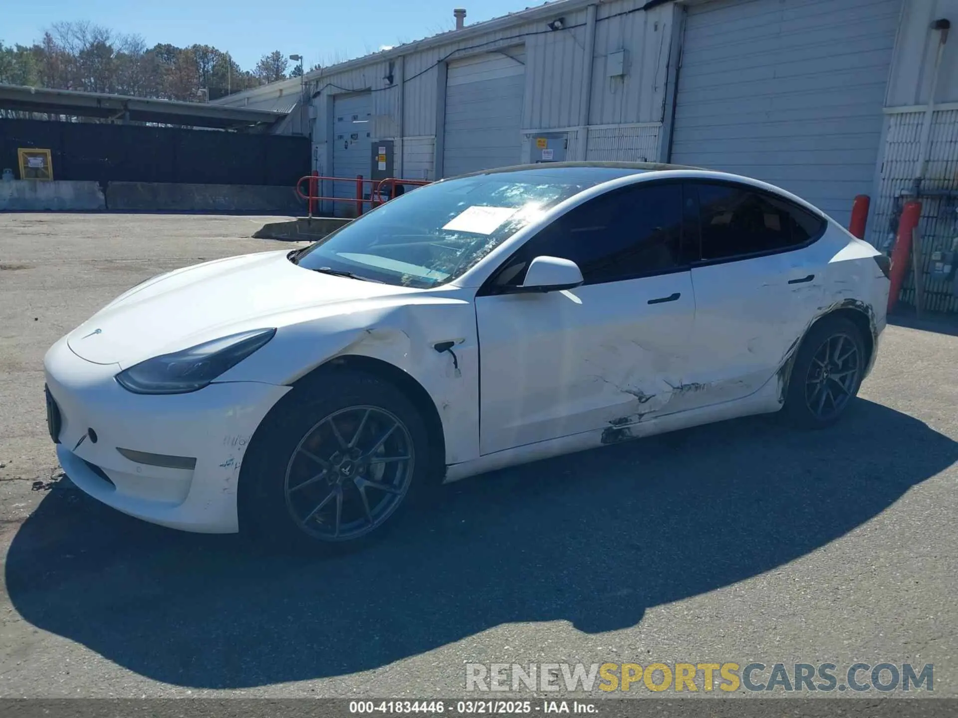 2 Фотография поврежденного автомобиля 5YJ3E1EA0MF097617 TESLA MODEL 3 2021