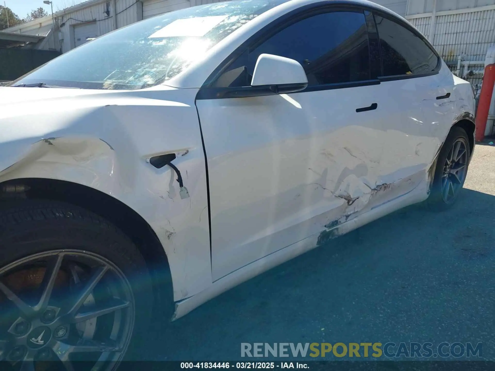 6 Фотография поврежденного автомобиля 5YJ3E1EA0MF097617 TESLA MODEL 3 2021