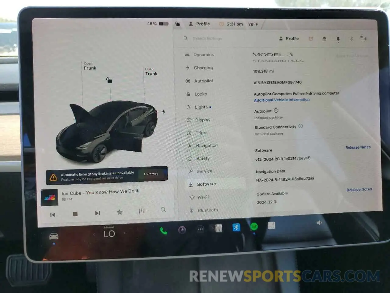 9 Photograph of a damaged car 5YJ3E1EA0MF097746 TESLA MODEL 3 2021