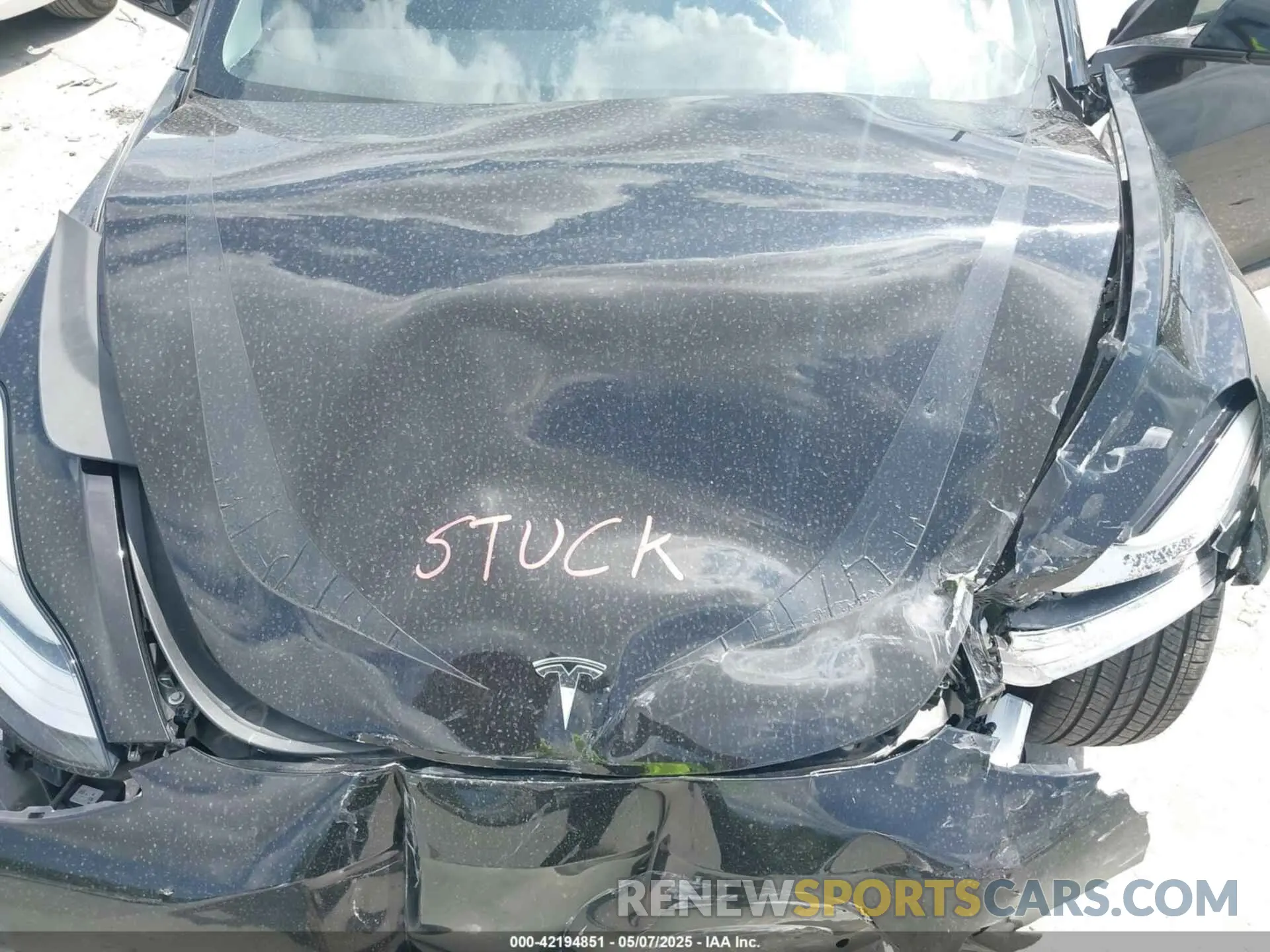 10 Photograph of a damaged car 5YJ3E1EA0MF851177 TESLA MODEL 3 2021