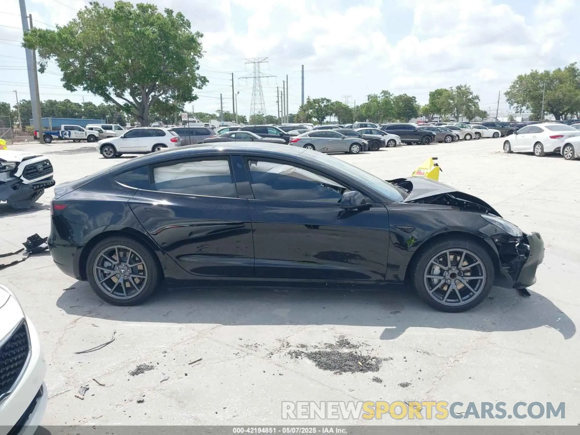 12 Photograph of a damaged car 5YJ3E1EA0MF851177 TESLA MODEL 3 2021