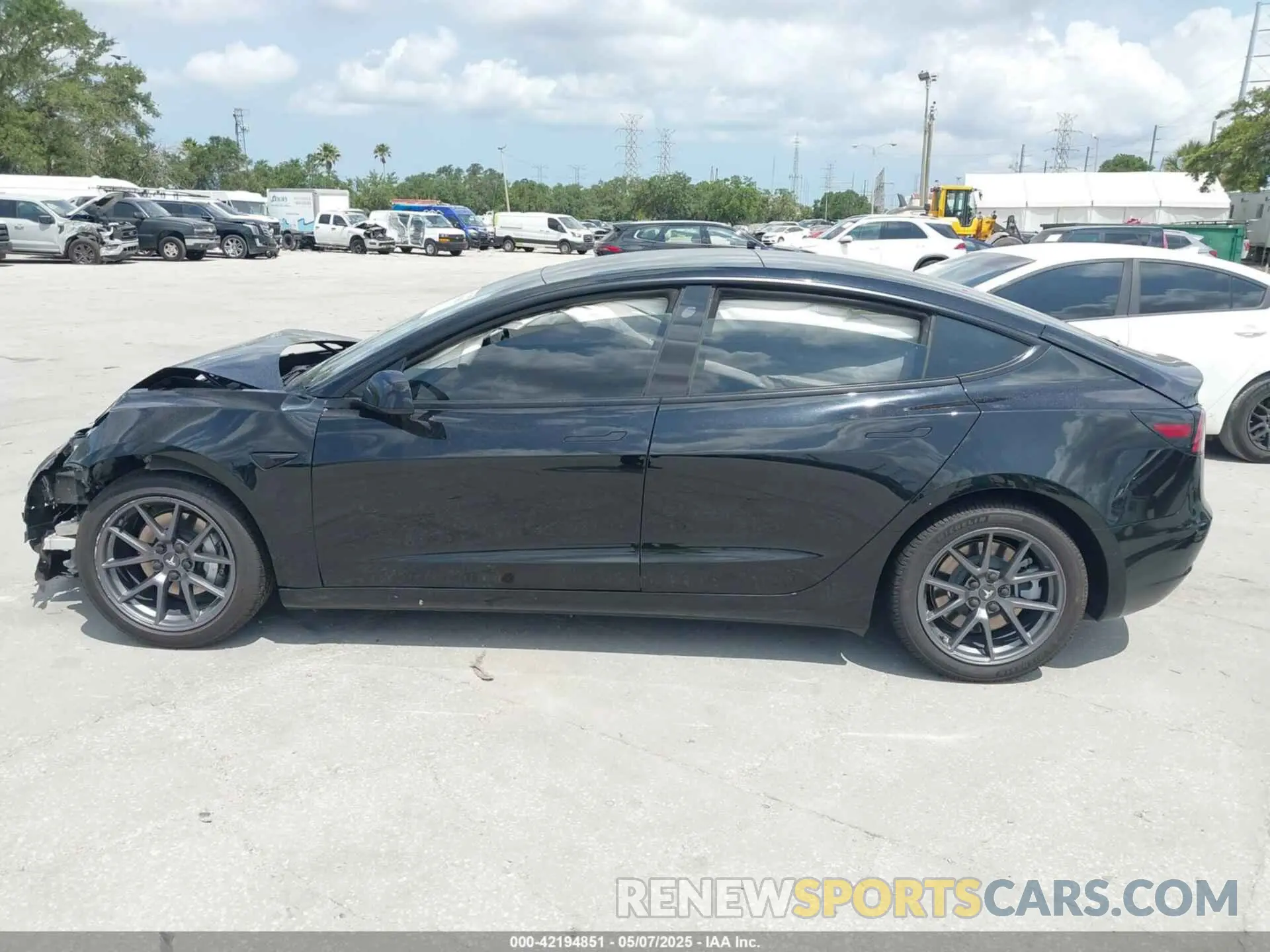 13 Photograph of a damaged car 5YJ3E1EA0MF851177 TESLA MODEL 3 2021