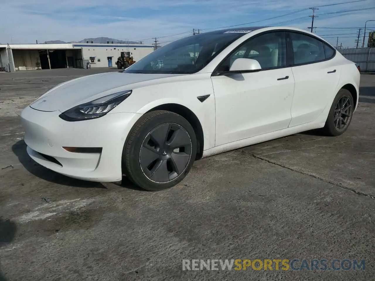 1 Фотография поврежденного автомобиля 5YJ3E1EA0MF858839 TESLA MODEL 3 2021