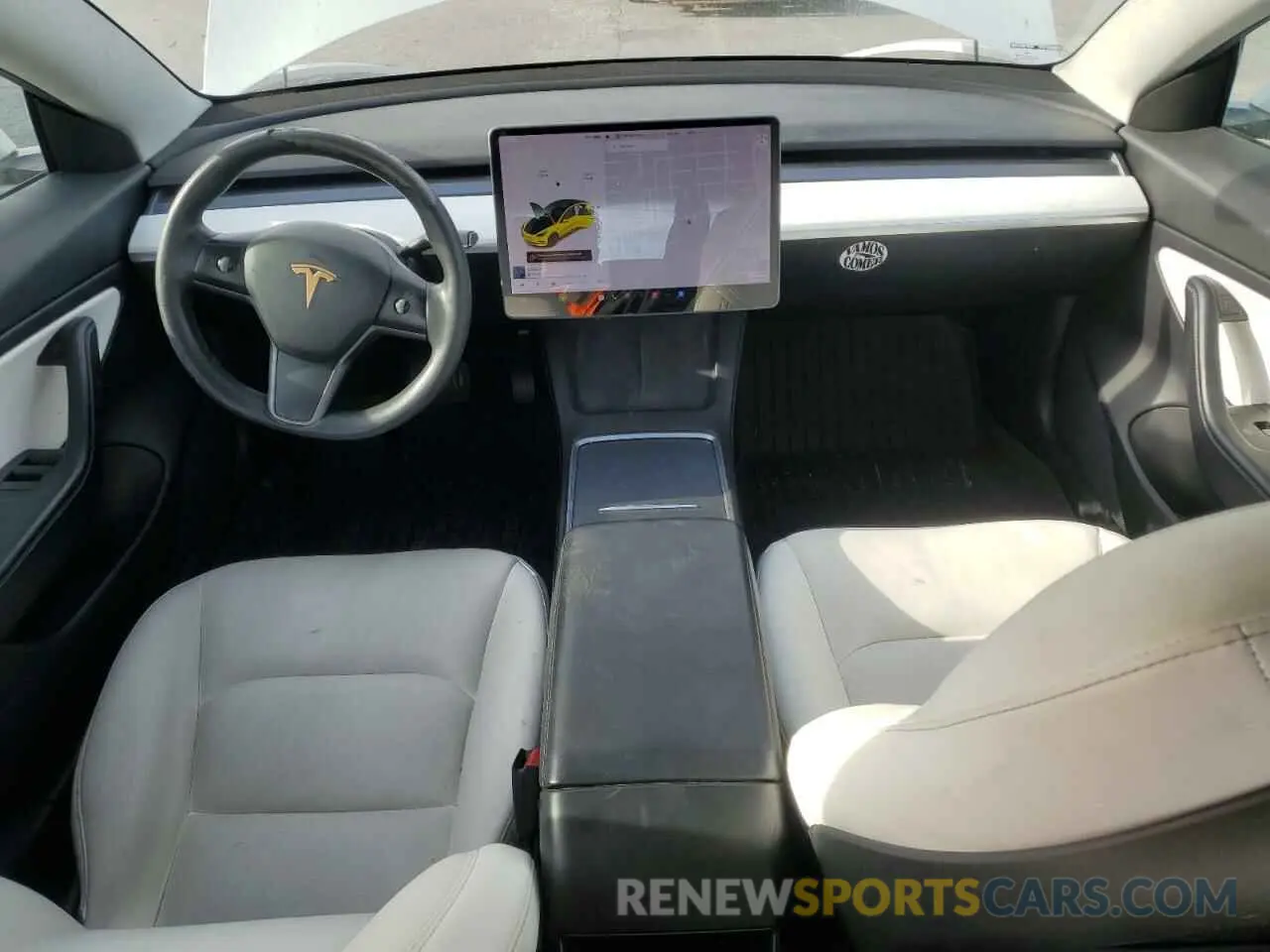 8 Фотография поврежденного автомобиля 5YJ3E1EA0MF858839 TESLA MODEL 3 2021