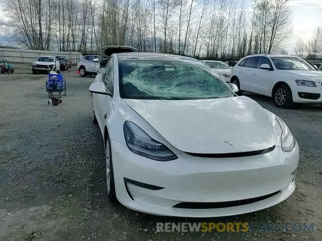 11 Фотография поврежденного автомобиля 5YJ3E1EA0MF861546 TESLA MODEL 3 2021