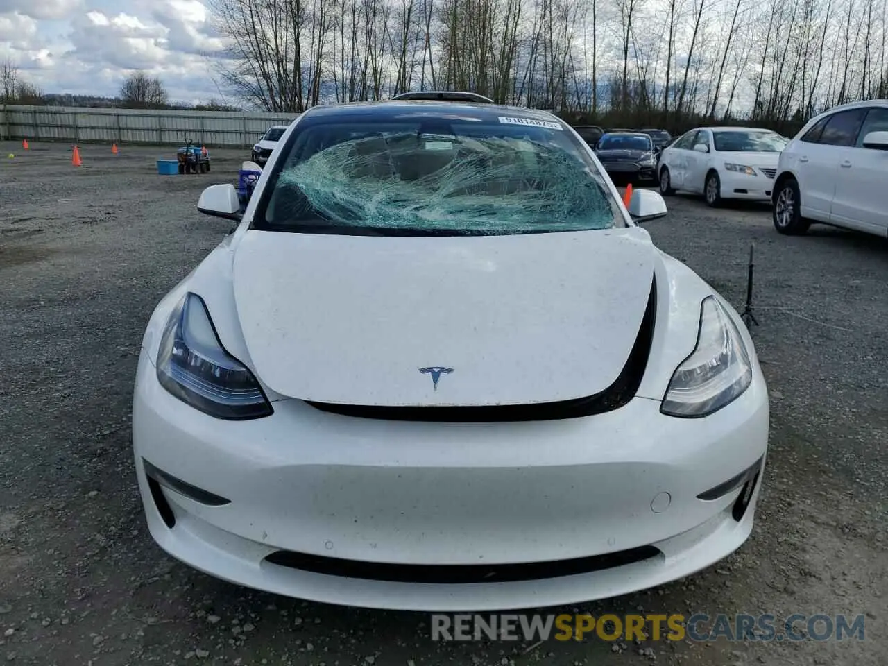 5 Фотография поврежденного автомобиля 5YJ3E1EA0MF861546 TESLA MODEL 3 2021